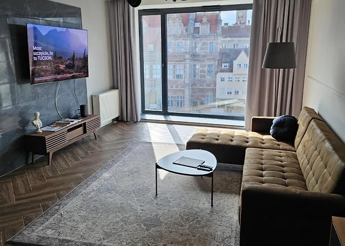 Chmielna Z Widokiem Na Rzeke Apartman